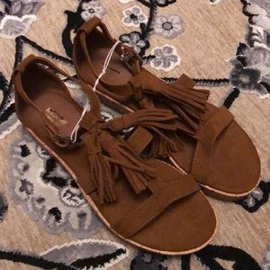 Mossimo Supply Company Faux Suede Sandals